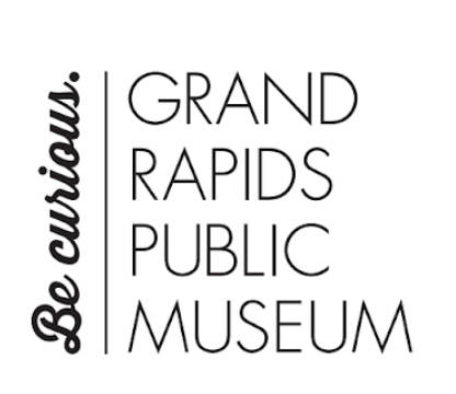 Grand Rapids public museum be curious logo